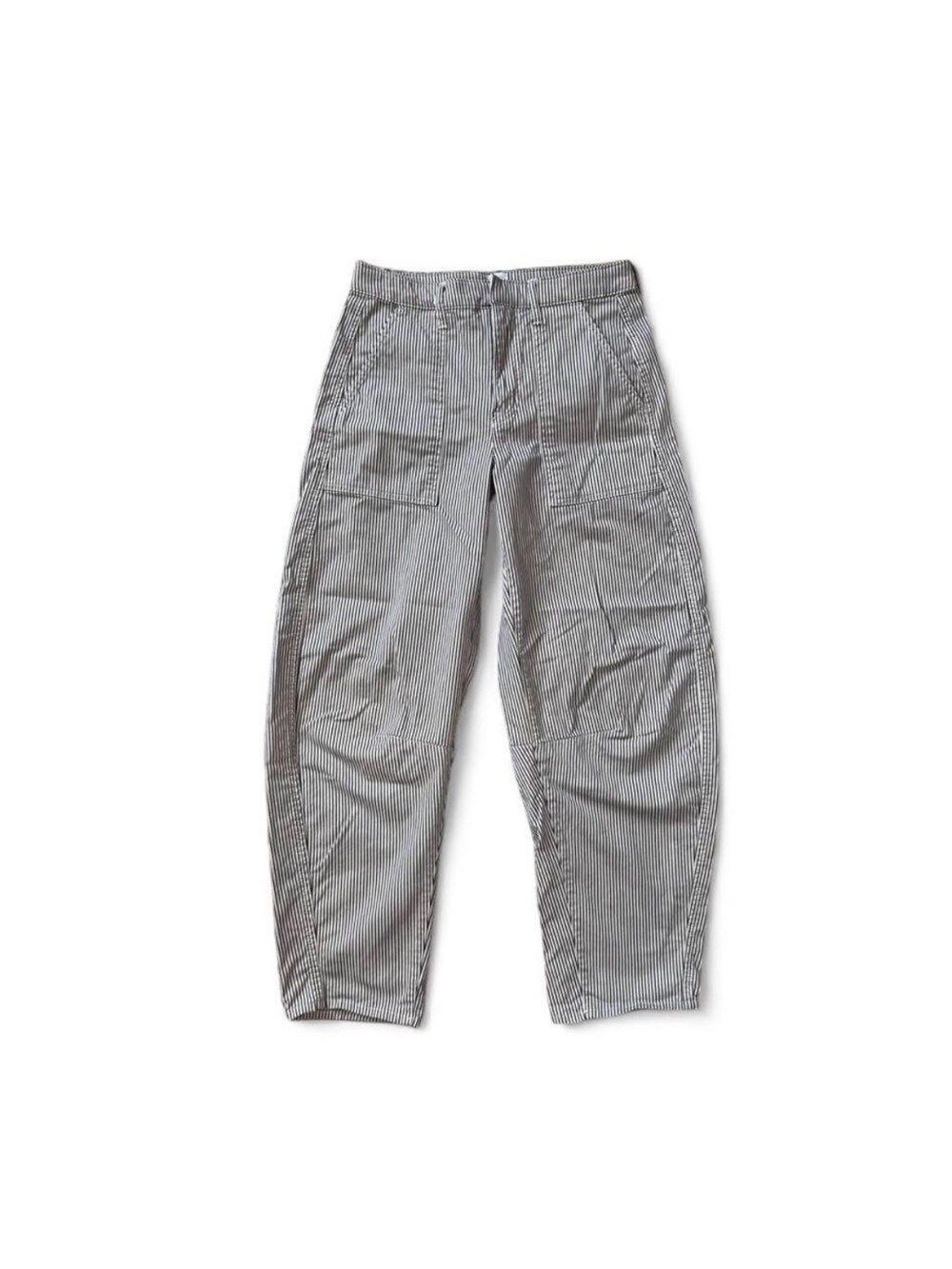 Gap Barrel Jeans Pinstripe Utility Slouchy
